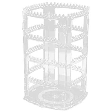 Imagem de ZJchao Suporte Giratório de Brincos, Suporte Acrílico Transparente para Exibição de Joias, para Colar, Pulseira, Organizador de Armazenamento, Suporte de Joias para Presente Feminino