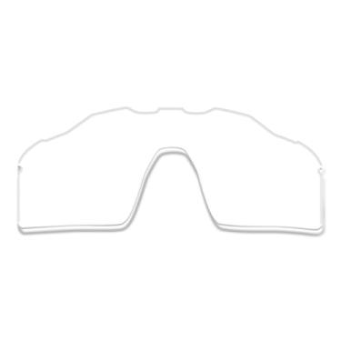 Imagem de LenzProse Lentes de reposição polarizadas de 1,5 mm para óculos de sol Oakley Radar EV Pitch OO9211, antirarranhões | Ajuste perfeito, Hd Clear não polarizado - 1,5 mm