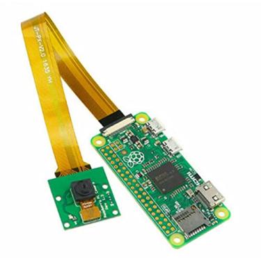 Imagem de ZEZEFUFU Placa de módulo de câmera de 500 milhões de pixels com cabo 720 1080p para Raspberry Pi Zero W