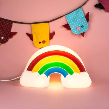Imagem de Luminária Arco Íris Fun Light Decorativa Bivolt – Iluminação Suave e Design Fofo