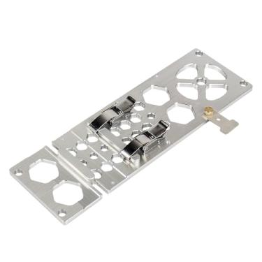 Imagem de Serra de trilho de 340 mm atualizada quadrada, ângulo reto, serra circular, acessórios de parada angular compatíveis com trilho de guia Festool e Makita (prata)