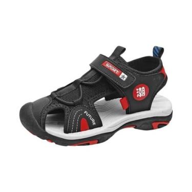 Imagem de Sandálias De Praia Respiráveis E Antiderrapantes Para Meninos E Menina