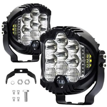 Imagem de Luocute Luz de Trabalho LED de 3 Polegadas, Design de Lâmpada Dupla Face 150W 30000LM Holofote Combinado, Com Classificação à Prova D'água IP67, para Luz de Trabalho de Lâmpada de (2 unidades)