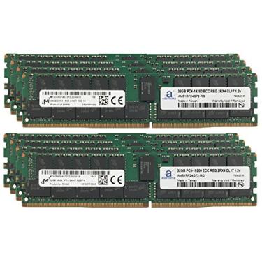 Imagem de Adamanta Micron Original 512 GB (16 x 32 GB) Atualização de memória de servidor para Cisco UCS SmartPlay Select C240 M4 alta frequência 1 DDR4 2400MHZ PC4-19200 ECC Chip registrado 2Rx4 CL17 1.2V RAM
