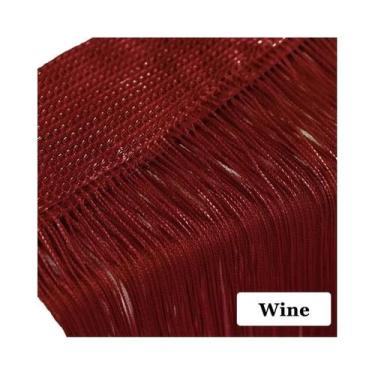 Imagem de Cortina De Fio Grande 100CM X 200CM Com Franjas Para Divisória De Sala