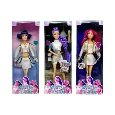 Imagem de Boneca De Vinil De 30CM K-Pop Demon Hunters Anime Para Meninas Rumi Mi