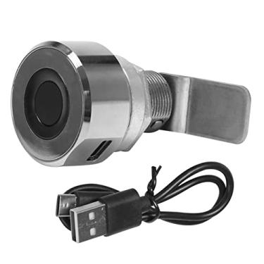 Imagem de Baglaum Fechadura inteligente de gaveta de impressão digital armário de arquivo de móveis armário de sapato caixa de correio seguro fechadura de gaveta de impressão digital