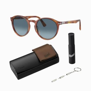 Imagem de Persol Óculos de sol PO3171S Phantos Shape com kit oficial de óculos