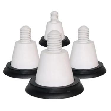Imagem de Pé Ajustável Nivelador Anti Vibração Mais Alta 4 Unidades Para Máquinas Industriais e Eletrodomésticos Proprietários e Famílias