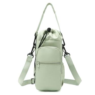 Imagem de Bolsa tiracolo portátil para esportes ao ar livre multifuncional à prova d'água para ciclismo ao ar livre capa térmica para chaleira (verde)