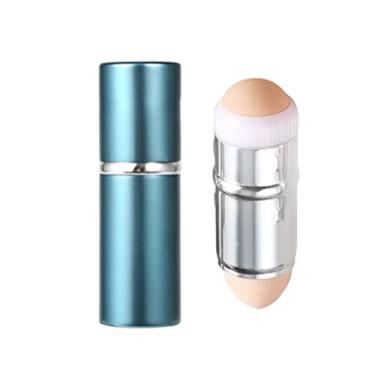 Imagem de ZJchao Rolo de Controle de óleo Facial, Ferramenta de Maquiagem de Extremidade Dupla Reutilizável Com Pedra Vulcânica para Absorver o Excesso de óleo e Retocar Maquiagem, Rolo de (5)