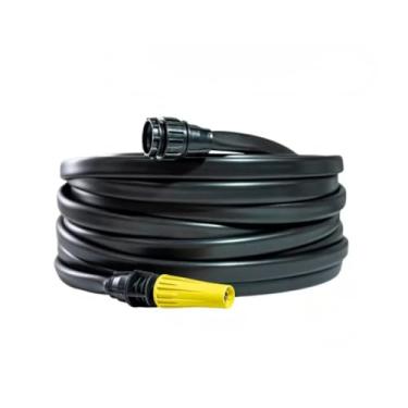 Imagem de Mangueira Antitorção 50M Resistente e Reforçada Preta para Jardim (50 Metros)