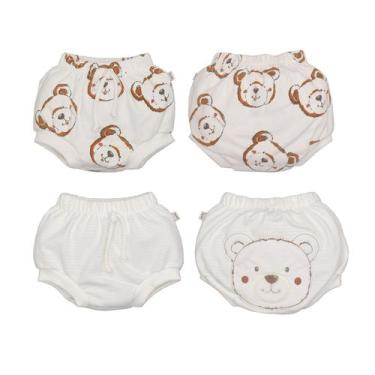 Imagem de Kit Tapa Fralda 2 Peças Bebê Menino Malha Suedine Yago, M
