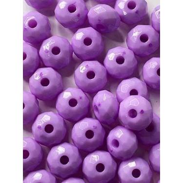 Imagem de Rondela Cristal Acrílico  Roxo 6mm aprox. 8800 Un 500g - La Mode Arte 