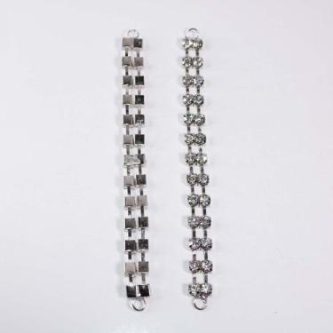 Imagem de Par de alças dupla de strass 10cm - A La Mode