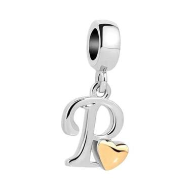 Imagem de Pingentes De Letras A-Z Em Prata S925 Para Pulseiras DIY, Joias De Alt