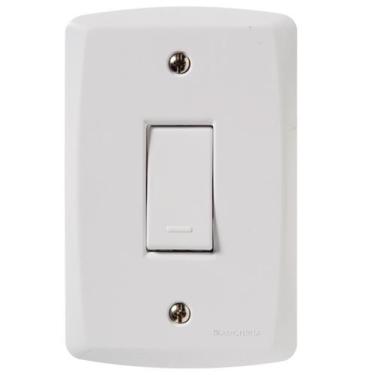 Imagem de Conjunto 1 Interruptor Simples 10A/250V Lux2 Tramontina