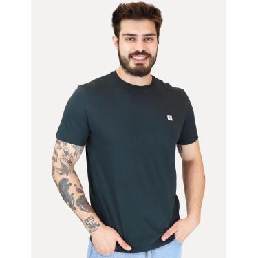 Imagem de Camiseta Calvin Klein Jeans Masculina CK Embroidery Patch Azul Marinho-Masculino