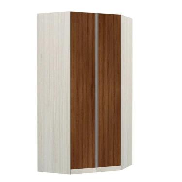 Imagem de Guarda-Roupa Modulado Canto Closet 2 Portas 1 Cabideiro 7 Prateleiras Luciane Móveis