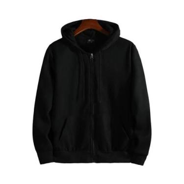 Imagem de Moletom Masculino Com Zíper De Manga Longa Casual Para Outono Inverno 