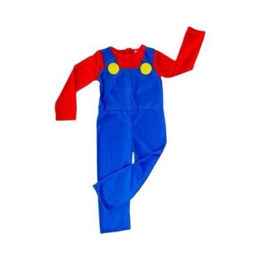 Imagem de Fantasia De Encanador Para Meninos E Meninas, Conjunto De Fantasia Par