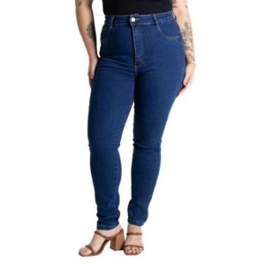 Imagem de Calça Jeans Sawary Push Up Plus Size - 280642 - Azul medio 54-Feminino