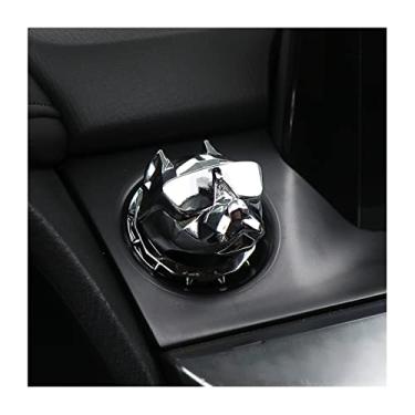 Imagem de Capa de botão de apertar para ligar, capa decorativa de parada de partida de carro de cachorro, capa de proteção universal para interruptor de ignição interior do veículo para carro, caminhão, SUV