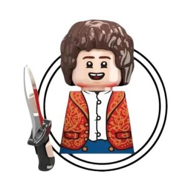 Imagem de Mini Figuras De Ação Blocos De Montar Orcs Anões Elfos Cavaleiros De R