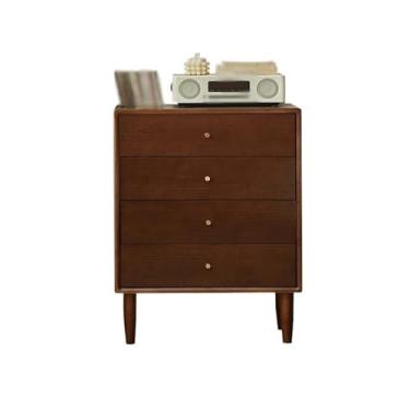 Imagem de KEG801302 Cômoda de quarto para quarto com 4 gavetas de armazenamento, cômoda de madeira para escritório, casa, torre de armazenamento