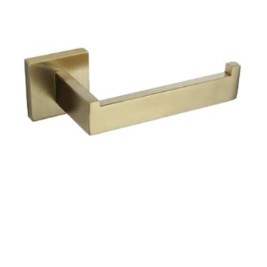 Imagem de NevStp Conjuntos de acessórios de banheiro ganchos de roupas dourados escovados para prateleira de parede, suporte de papel higiênico, toalheiro, conjunto de cabide de casaco, suporte de papel