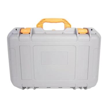 Imagem de Ｂｅｓｇａ Estojo rígido para transporte com inserção de espuma, à prova de poeira e água, caixa organizadora selada para armazenamento de ferramentas e, Cinza Claro