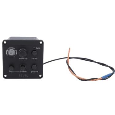 Imagem de Zerodis de Pré-amplificador de Guitarra Acústica, Equalizador de Equalizador de Guitarra Acústica Integrado, Sintonizador de Captador de Pré-amplificador, Ferramenta de Guitarra,