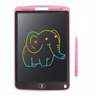 Imagem de Lousa Mágica Eletrônica Tela Lcd De 10 Portátil Rosa