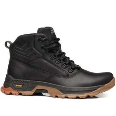 Imagem de Bota Trekking Pegada Masculina em Couro Preto 150504-02-Masculino