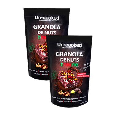 Imagem de Kit 2X: Granola Castanhas E Brawnie S/Glúten Uncooked 250g