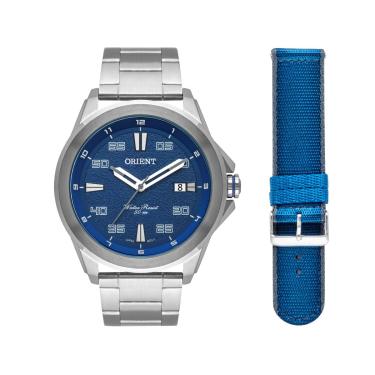 Imagem de Kit Relógio Orient Masculino Analógico MBSS1426 D2SX