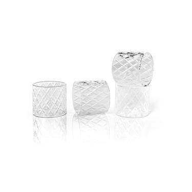 Imagem de Anel De Guardanapo Copa E Cia 4 Peças Glass