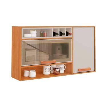 Imagem de Armário Aéreo De Cozinha Itatiaia 2 Portas E Vidro