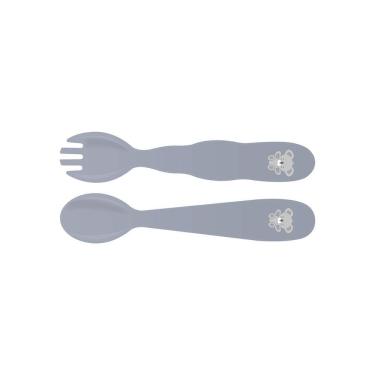 Imagem de Jogo De Talheres Infantil Le Petit Cinza 2pçs - Tramontina