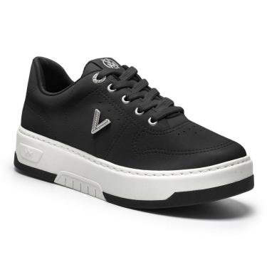 Imagem de Tênis Casual Via Marte 126-012-09 Feminino - Preto-Feminino