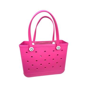 Imagem de Bolsa Eva Premium Luxo Praia Piscina Impermeável - - Domum, Pink, M