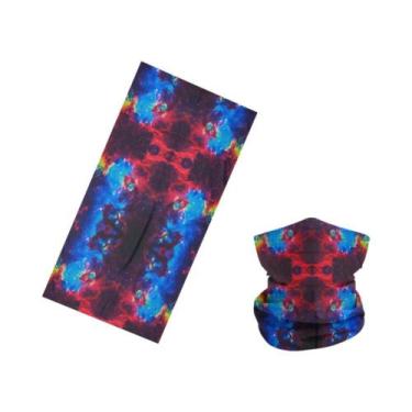 Imagem de Bandana De Ciclismo Unissex Com Estampa De Estrelas, Sem Costura, Prot