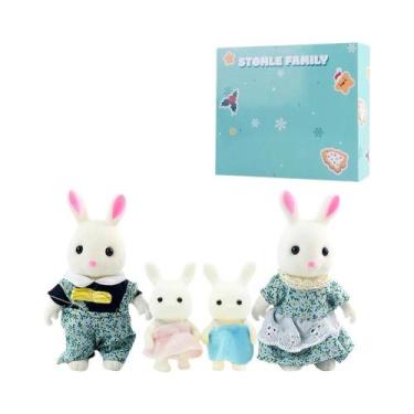 Imagem de Conjunto De Brinquedos De Animais Da Família Florestal Para Casa De Bo