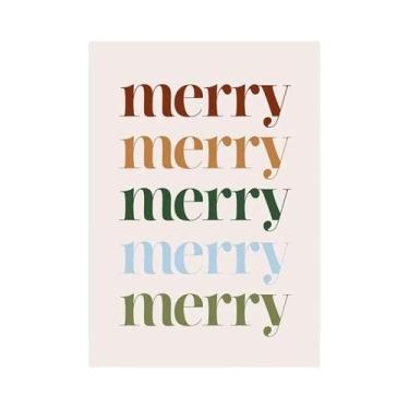 Imagem de Pintura Em Tela De Bola De Natal Com Floco De Neve E Azevinho Fosco Pa