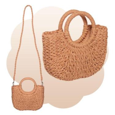 Imagem de Bolsa Feminina Para Praia Com Alça Transversal Moda Verão - Plike