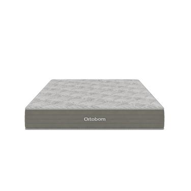 Imagem de Colchão Ortobom Elite Queen 158x198 Mola Pocket Ensacada Ortopillow Antialérgico Branco/Cinza