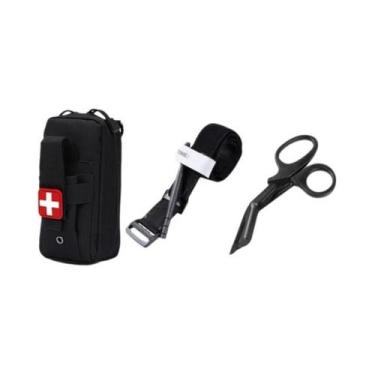 Imagem de Kit De Resgate Médico Tático, Torniquete, Bolsa De Primeiros Socorros,