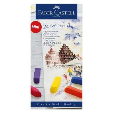 Imagem de Giz Pastel Seco Faber Castell Creative Studio Curto Soft 24 Cores - FA