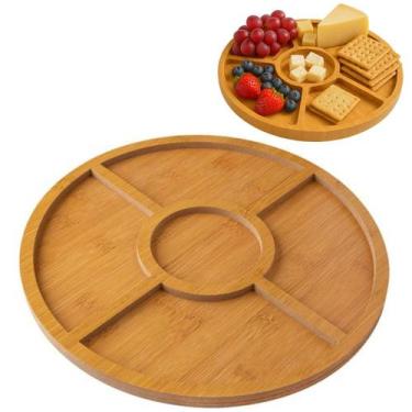 Imagem de Petisqueira Gamela 5 Divisórias Frios Queijo Churrasco Clink