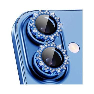 Imagem de Protetor De Lente De Câmera Em Vidro Com Engrenagem Metálica 3D Diaman